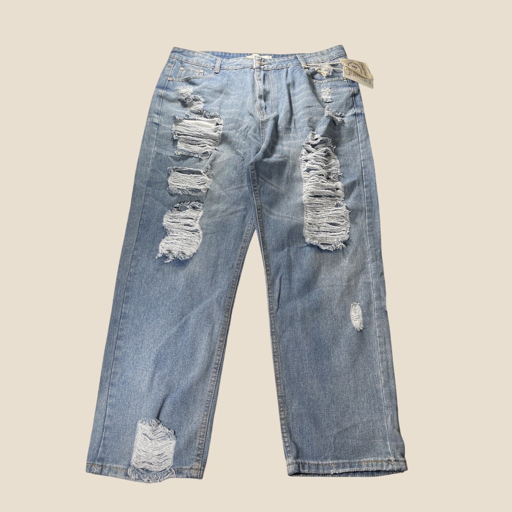GRACE & Emma Distressed Jeans New With Tags Size 12